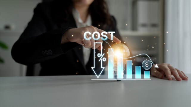 Cost reduction and cost saving through digital transformation, business cost optimization, operational cost reduction, financial saving, and resource efficiency strategies for business success. Spline