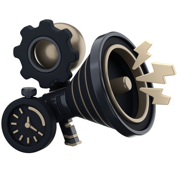 Social media and content creator kit 3d icon
