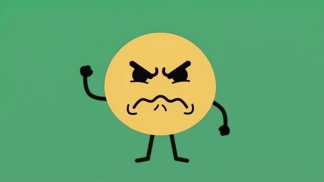 Yellow emoticon with The lower lip quivers uncontrollably.