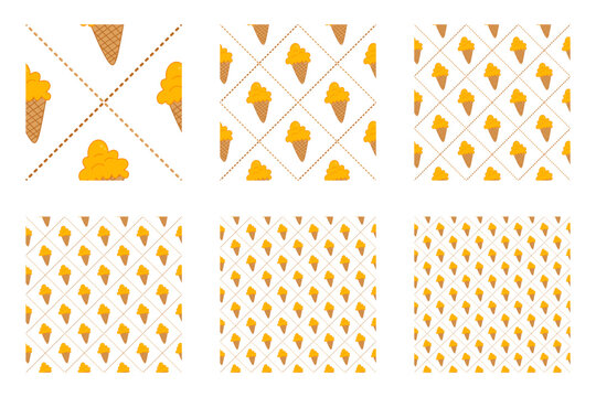 Pastel Rainbows Create a Whimsical Seamless Pattern