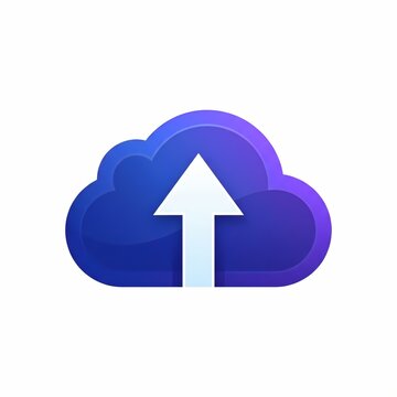 Cloud Data Backup and Upload Icon