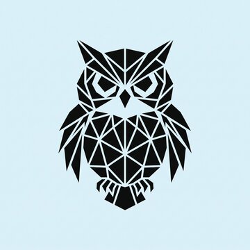 Geometric Owl Logo