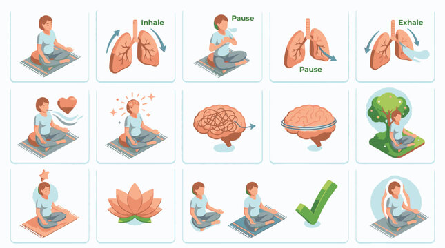 Guided Breathing and Meditation Techniques for Mindfulness and Relaxation