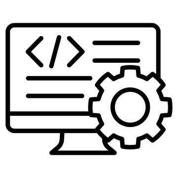 Programming Icon Element For Design