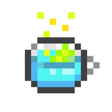 Magic tea pixel art