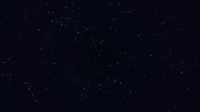 Abstract Glowing White Digital Dots Background Animation, Abstract Motion Background, Futuristic Technology Particles, Floating Luminous Points, Seamless Loop, 4K