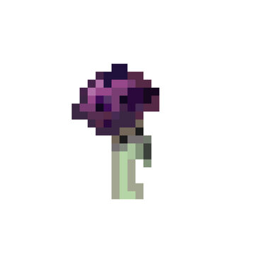 Pixel Scaredy Shroom