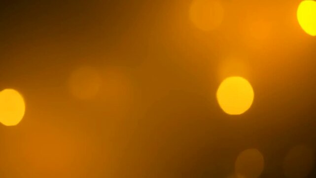 Golden Bokeh Lights Background With Glowing Illumination And Warm Festive Atmosphere For Holiday Designs