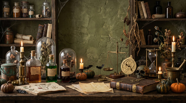 Alchemist laboratory Halloween decoration