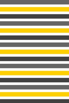 Seamless Yellow Black and Gray Horizontal Stripes Pattern Background