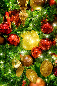 Christmas Tree Ornaments Decorations Celebrating Holidays