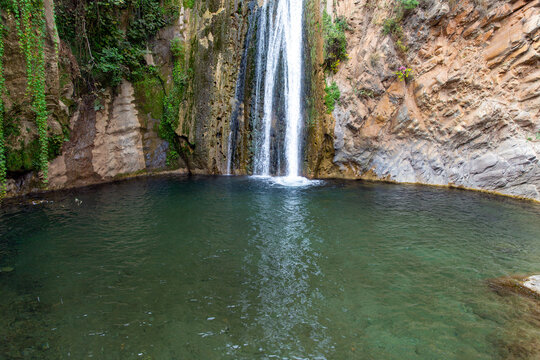 Kefrida cascade waterfall in Bejaia. Algeria