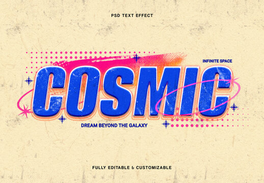 Retro Distressed Text Effect