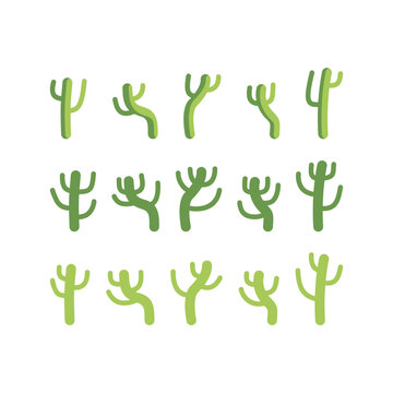 Cute Green Cacti Bring Freshness to Decorative Artwork