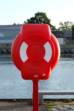 life buoy on the pier