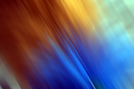 warm orange, red, and yellow to cool bright blue, dark blue, and soft cyan.