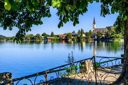 famous lake schliersee - bavaria
