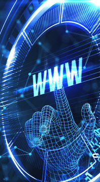 World wide web concept globe icon set. Planet web symbol set. Planet icon with world wide web sign. 3d illustration