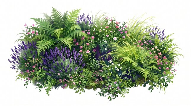 Lush green living wall with a variety of plants and textures creating a natural and vibrant indoor garden display