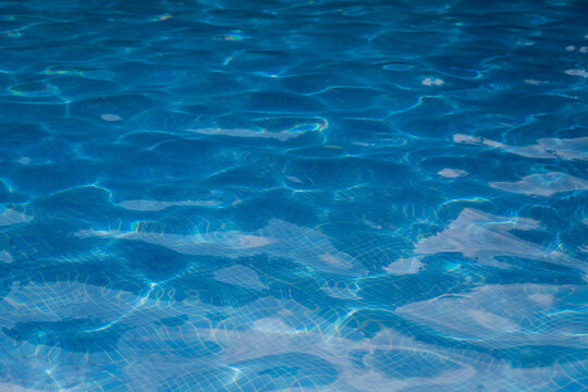 blue water background with ripples