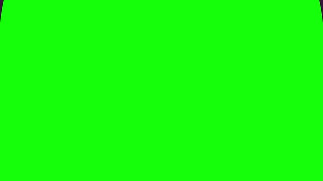 Festive Indian door animation and firecracker burst on green screen