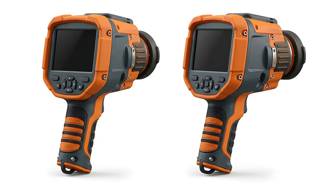 Two professional thermal imaging cameras for temperature detection and diagnostic analysis with camera infrared sensor tool heat detector imager