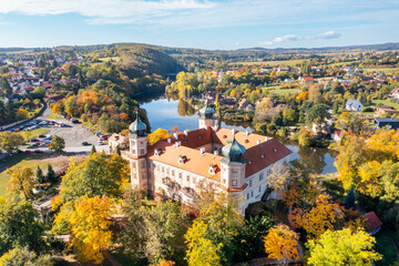 baroque castle Mnisek pod Brdy, Central Bohemian region, Czech republic © Michaela Jílková