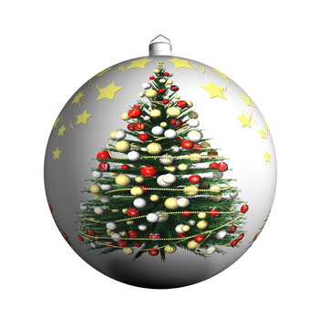 Natale. Decorazione natalizia, palline dell'albero di Natale. Decorazione natalizia su sfondo trasparente. Merry Christmas.