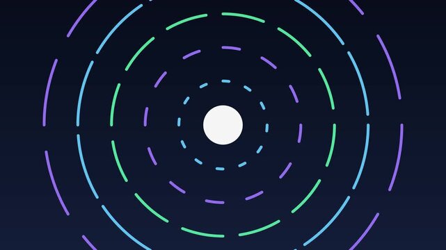 Verification rings opening their gates in sequence, loop
