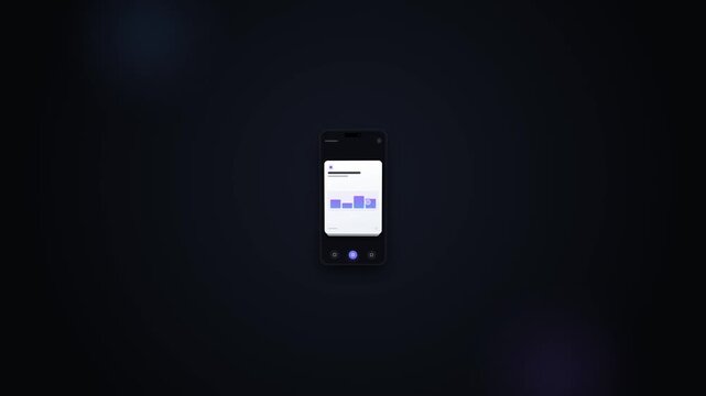 Mobile UI Concept Demonstrating Swipe and Tap Gesture Interactions