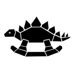 Geometric Dinosaur Rocking Toy © quinnbrak