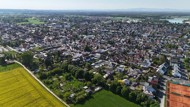Rodgau, von oben gesehen