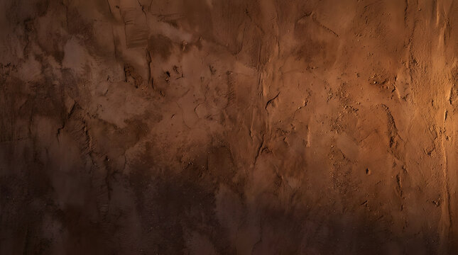 Textured brown background with warm lighting, suggesting warmth, comfort, and an earthy aesthetic
