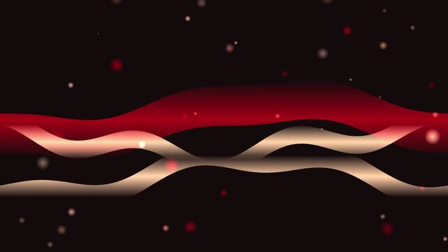 abstract red background with bubbles