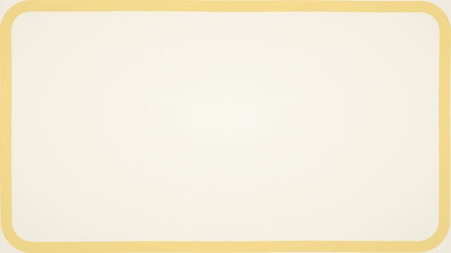 Yellow hand-drawn doodle border with a marker sketch style on a blank white background.