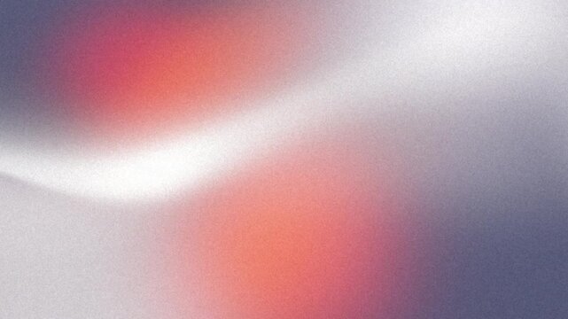Coral and navy grainy gradient background with white light wave slowly undulating across the frame