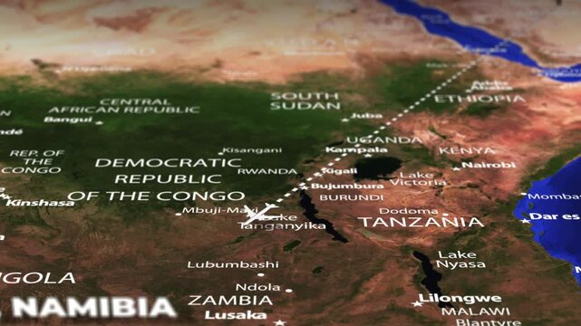 Flight From Riyadh SAUDI ARABIA to Windhoek NAMIBIA with flag pins