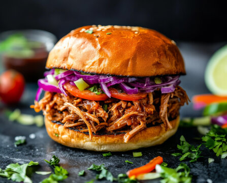 pulled pork sandwich