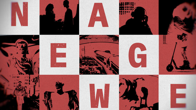 Bold Collage Grid Titles