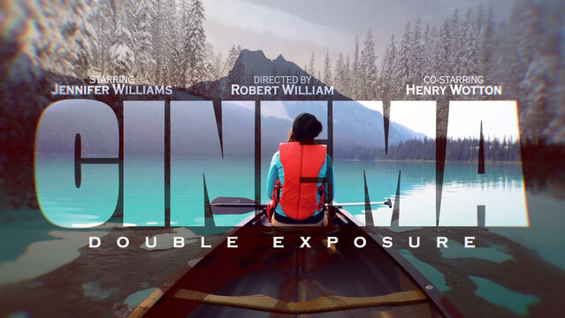 Double Exposure Cinema Titles