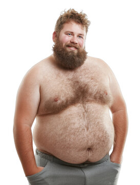 PNG Smiling bearded man portrait