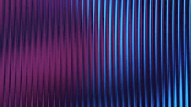 Abstract background, with vertical ridges, in blue and, purple gradient