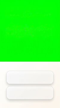 Green screen social media poll template layout