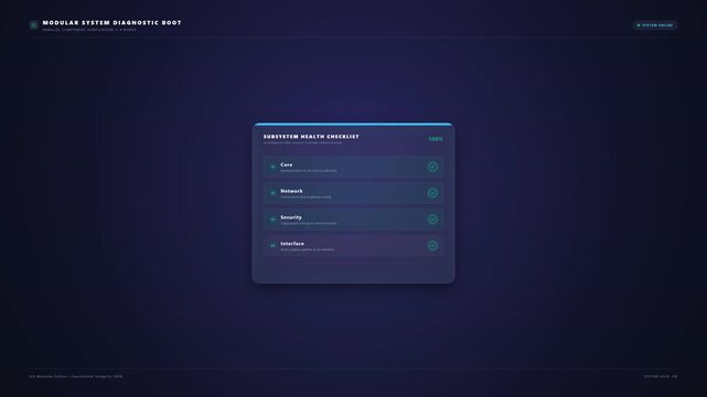 Modern Dark Mode User Interface for Business Selection Process.