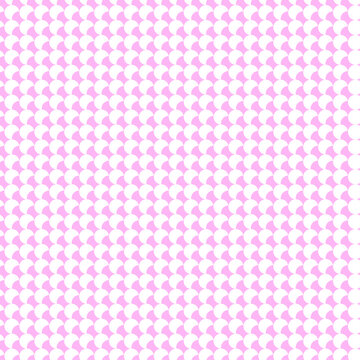 Soft pink houndstooth textile pattern on a white backdrop with seamless