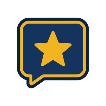 Customer Feedback Rating Star Vector Icon.