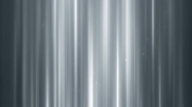 Silver Gray Vertical Light Beams on a Dark Abstract Background