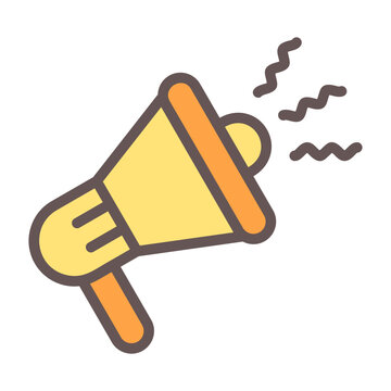Megaphone Vector Icon Design