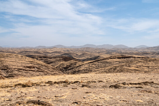 The landscape of the Namib Desert, Namibia, Africa