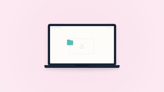 Automated Document Management and File Processing Pipeline Animation